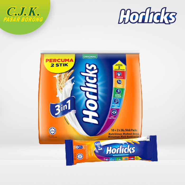 Horlicks 3in1 Instant Original Nutritious Malted Drink┃28g x 10 ...