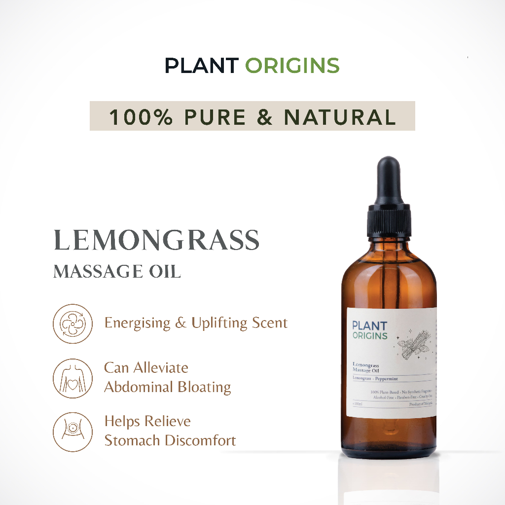 Plant Origins Lemongrass Massage Oil (100ml) Shopee Malaysia