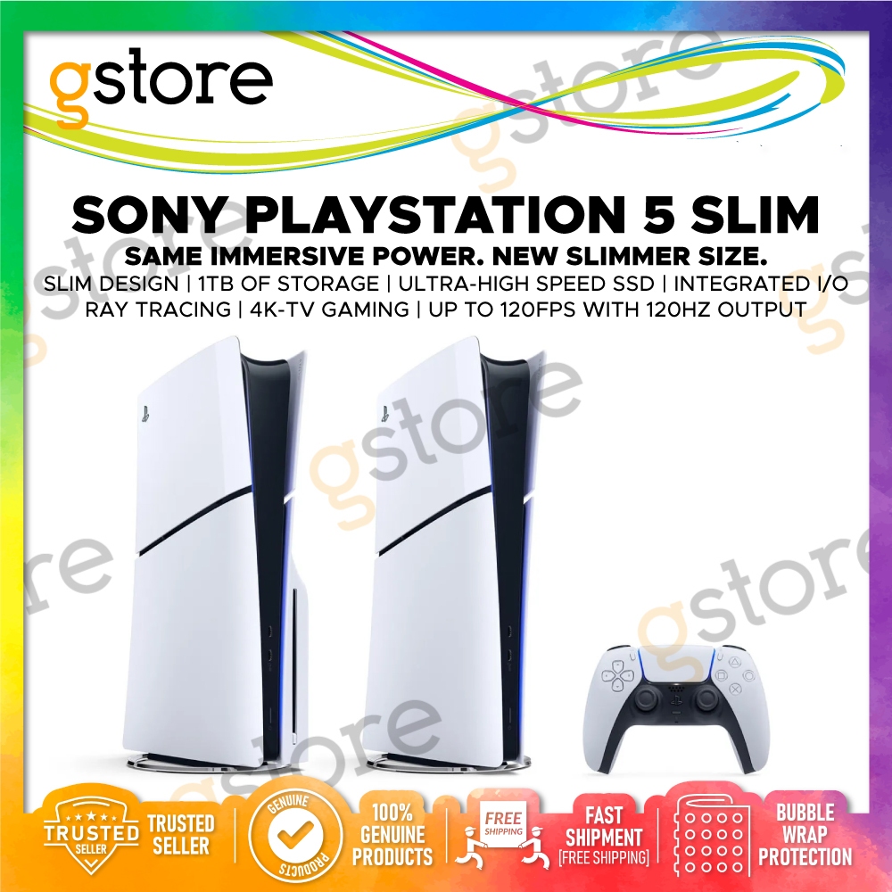 PlayStation 5 - Same Immersive Power. New Slimmer Size. 