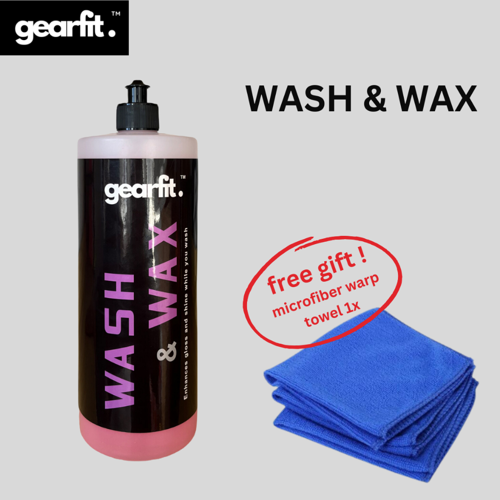 gearfit Wash & Wax, Car Wash Soap with Additional Wax Protection (1