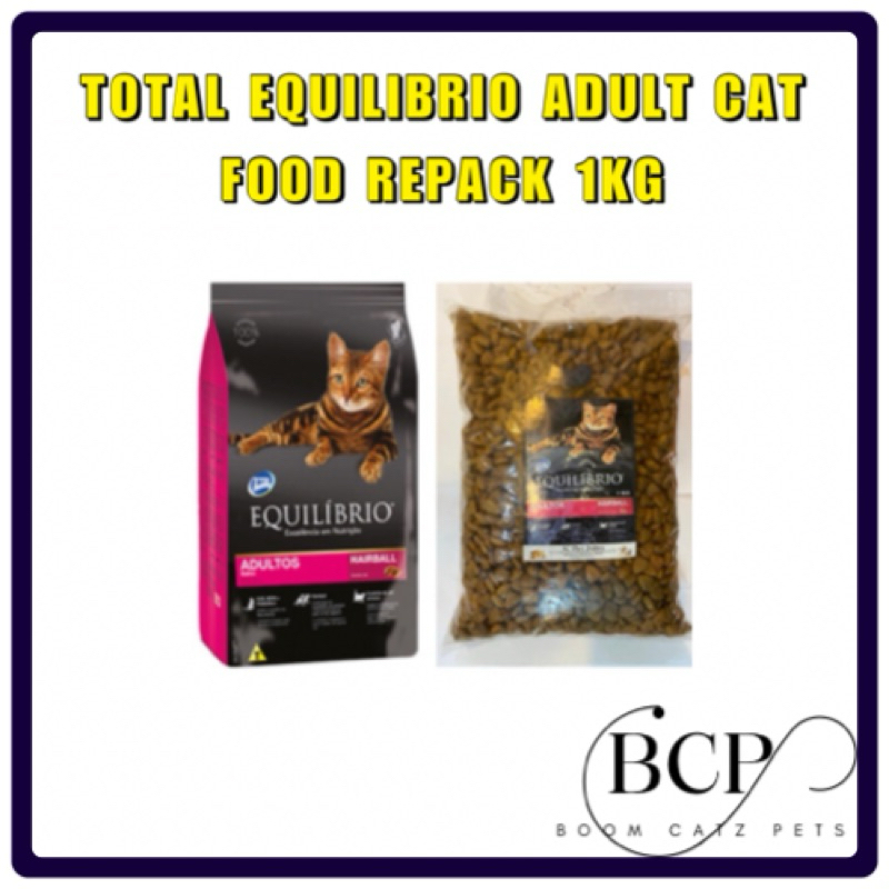 Repack 1kg Equilibrio Adult Cat Food 1kg | Shopee Malaysia