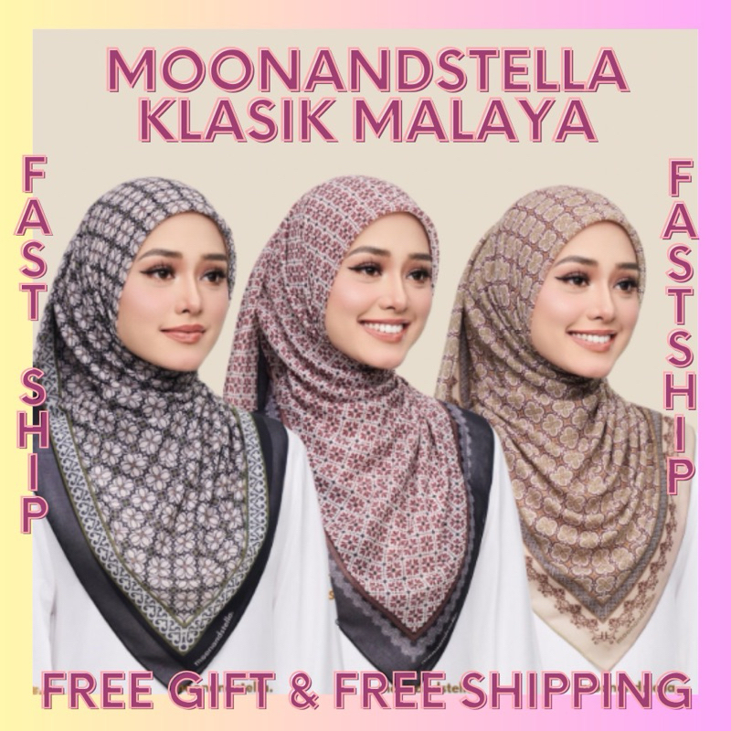 BAWAL MOONANDSTELLA KLASIK MALAYA RAYA 🔥 | Shopee Malaysia