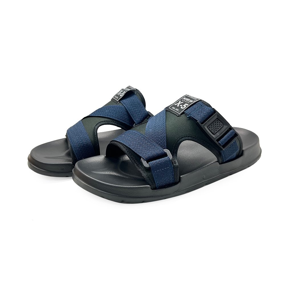 XES Men BSMCQY836 Outdoor Sandals ( Brown / Black / Navy ) | Shopee ...