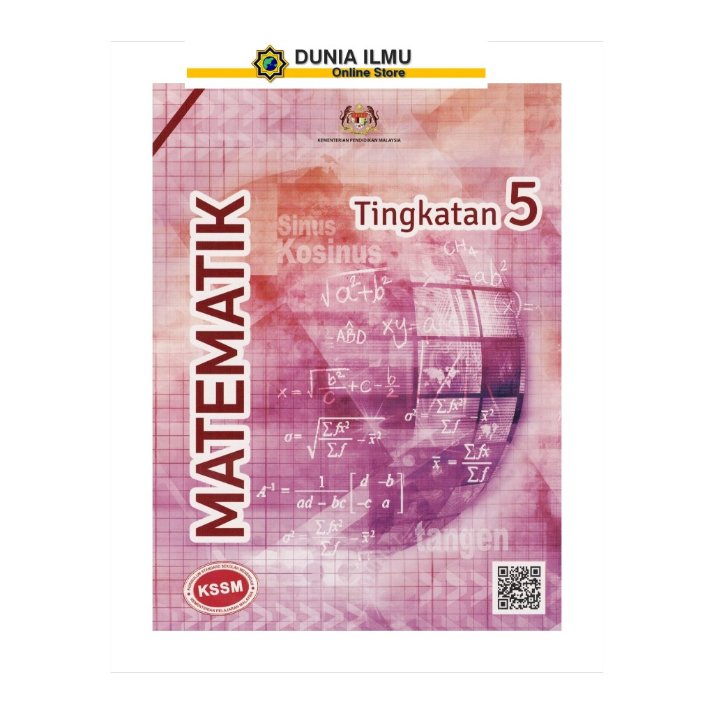 Buku Teks Matematik Tingkatan 5 KSSM ( TB FORM 5 ) | Shopee Malaysia