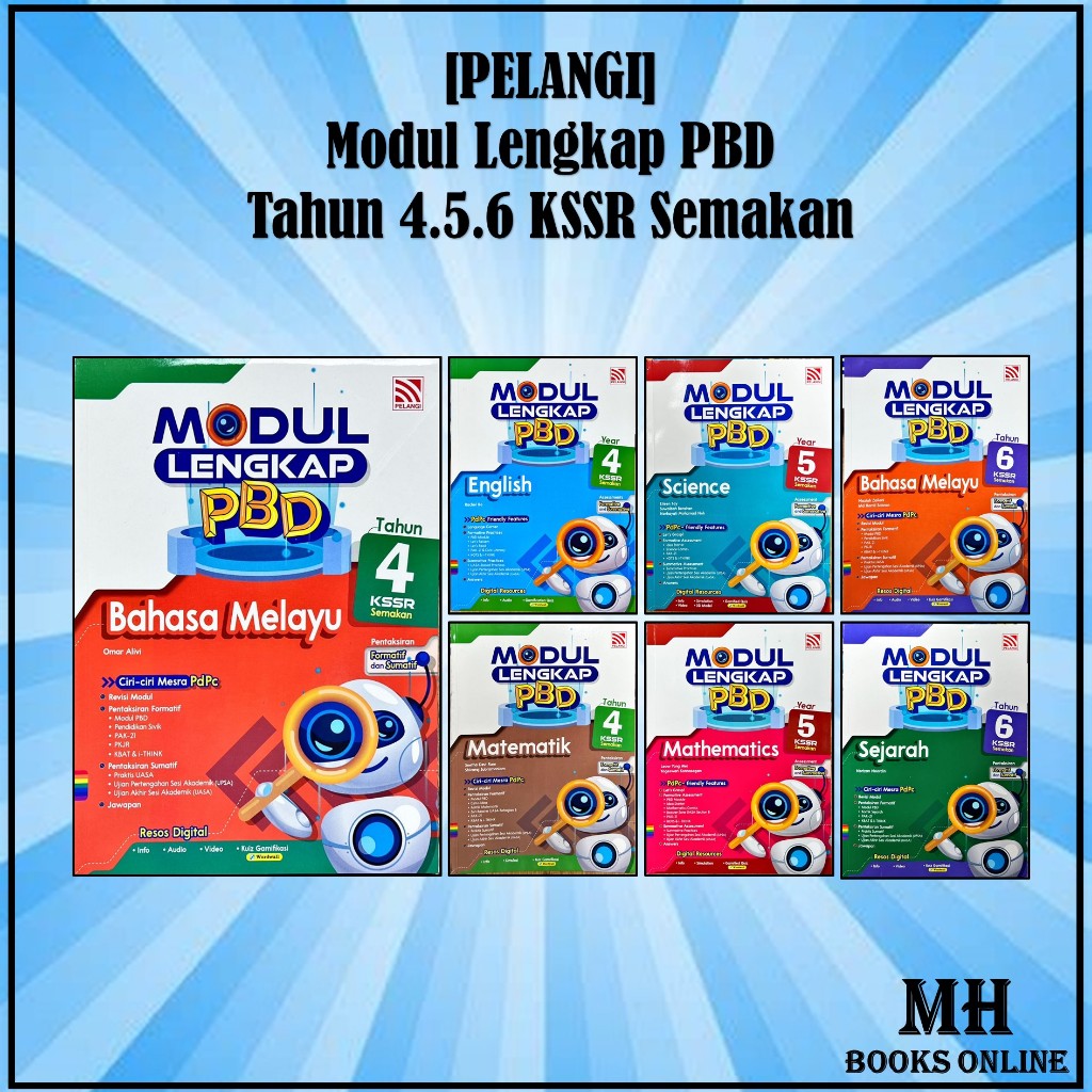 [MH] PELANGI: 2024 Buku Latihan Modul Lengkap PBD KSSR Semakan Tahun 4. ...