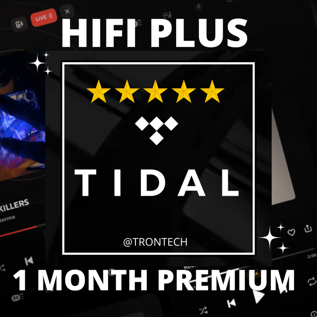 Tidal Individual Plan Premium 1 Month Private Account Best Price