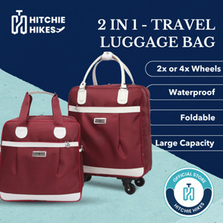 HH 22 Inch 4 Wheels Foldable Travel Luggage Lugage Trolley Bag