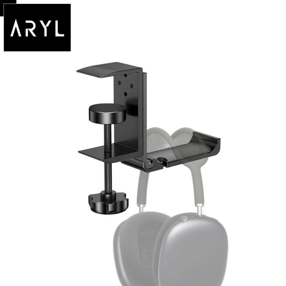 the Aryl™ Clamp-On Foldable Headphone Holder Shopee Malaysia