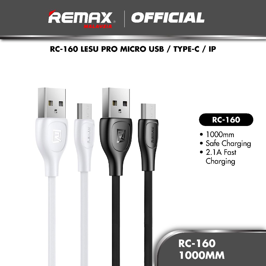 Remax RC-160 Lesu Pro MicroUSB / Type-C / Fruit1 Meter 2.1A Durable ...