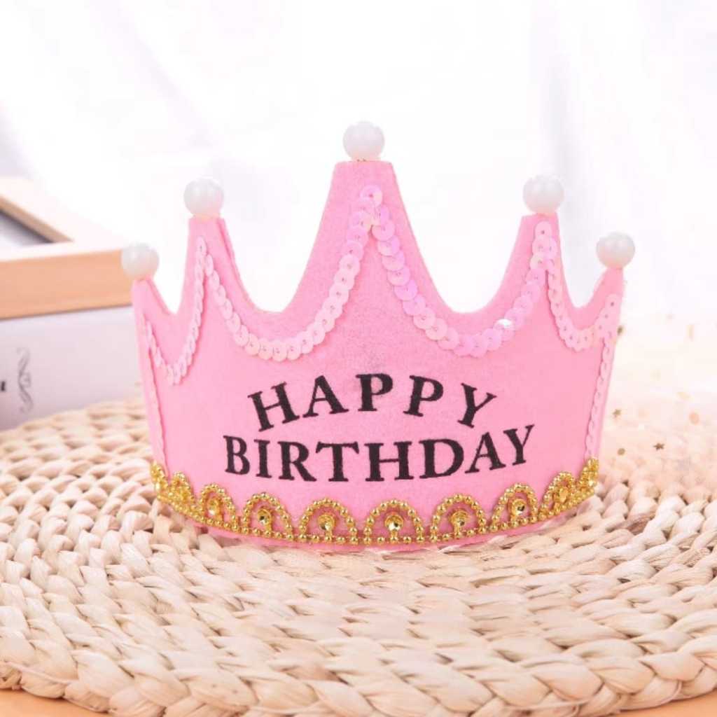 TB Kids LED Crown Happy Birthday Crown Adult Party Crown Princess Crown ...