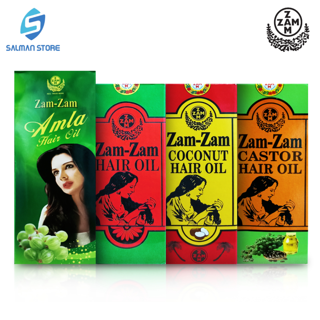 ZamZam Hair Oil 115ml Minyak Zam Zam (Original,Coconut,Amla,Castor