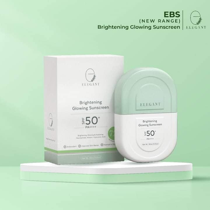 💯ORIGINAL ELEGANT BRIGHTENING GLOWING SUNSCREEN Shopee Malaysia