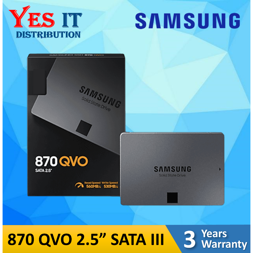 SAMSUNG 870 EVO / 870 QVO SATA III 2.5" INTERNAL SOLID STATE DRIVES
