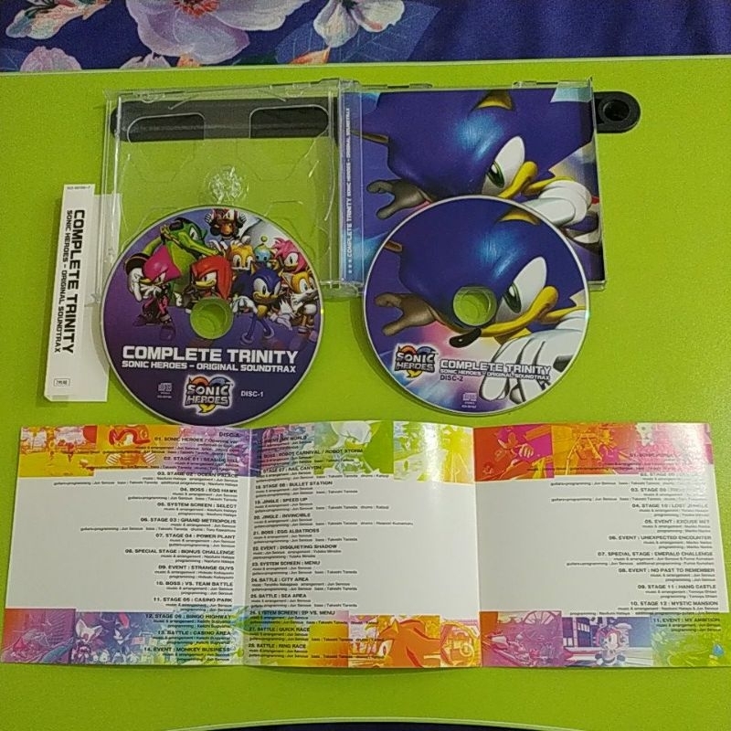 Sonic Heroes Complete Trinity Soundtrack Shopee Malaysia