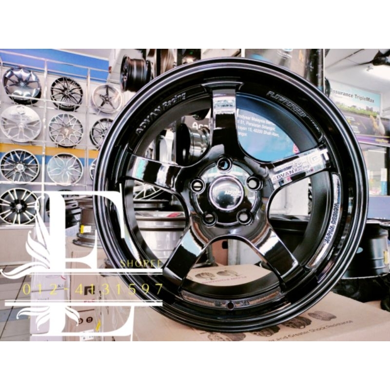 NEW SPORT RIM 17 INCH ADVAN GT RM1580 4PC CIVIC EXORA CAMRY X50 ( KENA ...