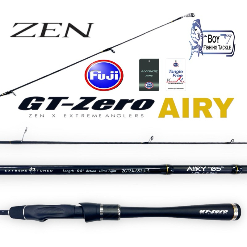 ZEN GT ZERO AIRY ULTRALIGHT SPINNING ROD UL ROD FINESSE FISHING ROD ...