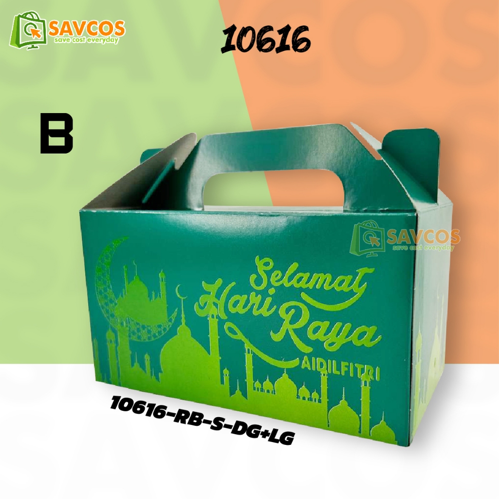 BUNDLE SALE (50PCS-100PCS) RAYABOX,DOORGIFT BOX RAYA KOTAK KUIH RAYA ...