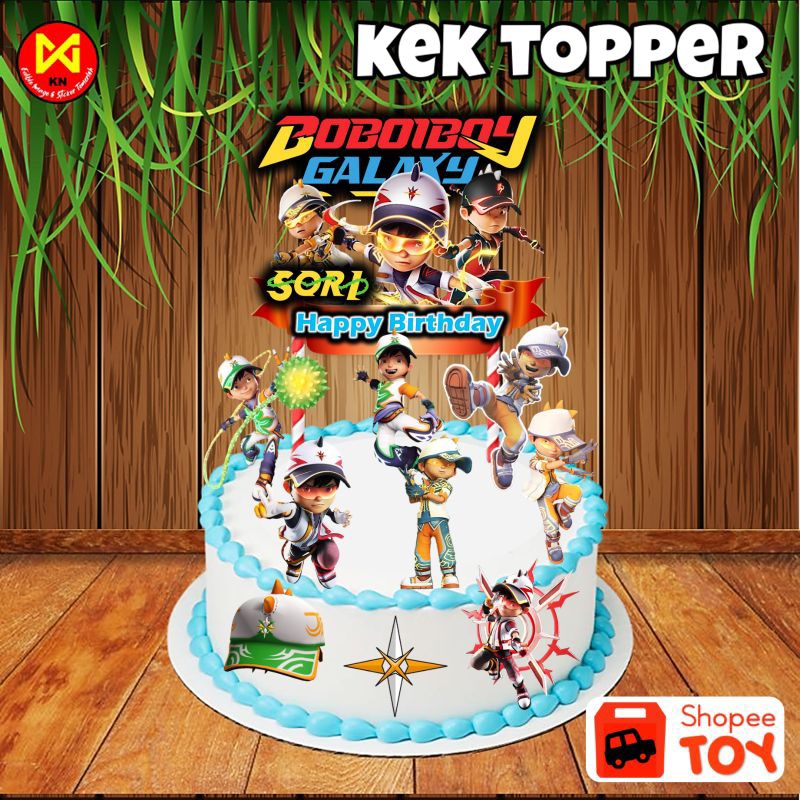 Kek Topper Boboiboy Galaxy SORI | Shopee Malaysia