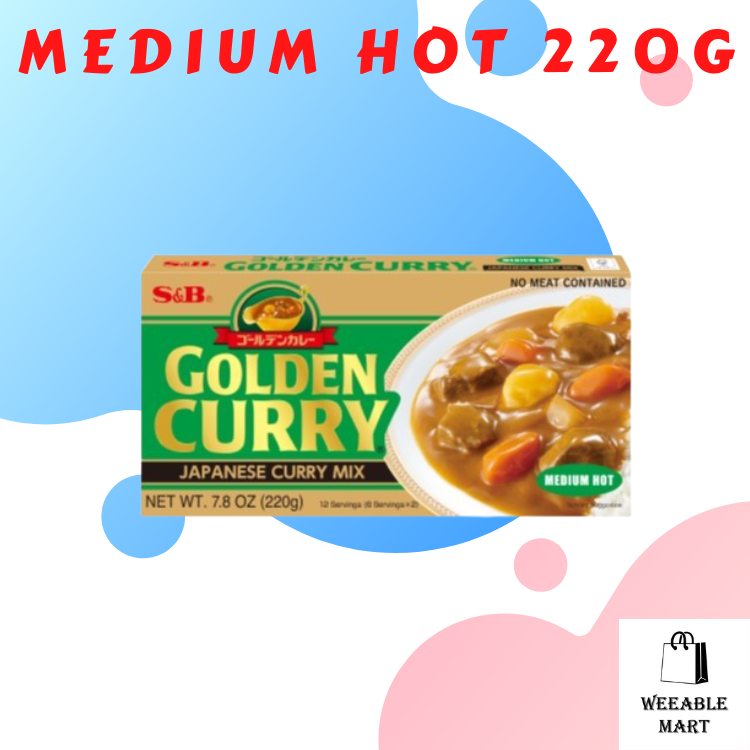 S&B Golden Curry Japanese Curry Cube Sauce Mix Mild/Medium Hot/Hot (NO ...