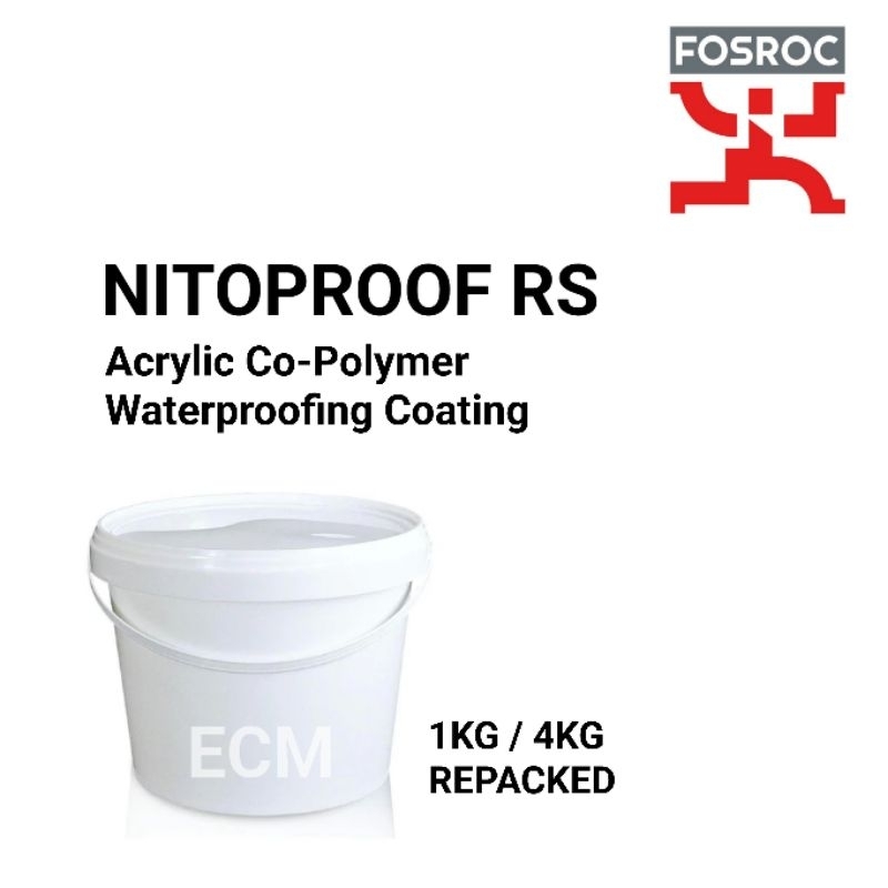 Fosroc Nitoproof Rs Kg Repacked Single Component Water Based