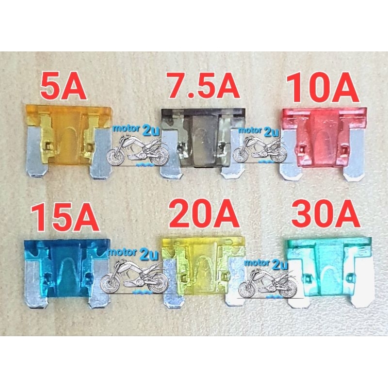 ADV150 ADV160 PCX150 PCX ADV 150 160 Mini Fuse Fuis 2A 5A 7.5A 10A 15A ...