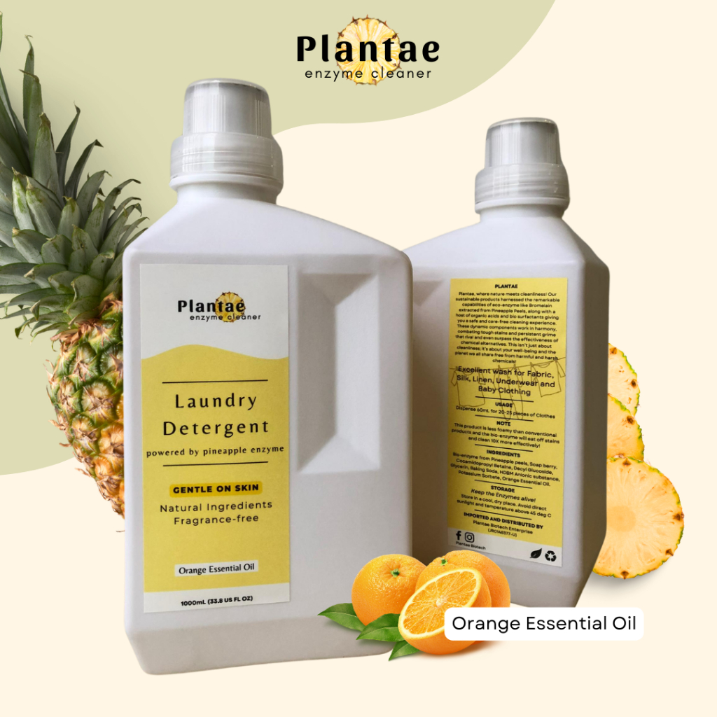 PLANTAE ENZYME CLEANER Pineapple Bioenzyme Laundry Detergent 1000mL