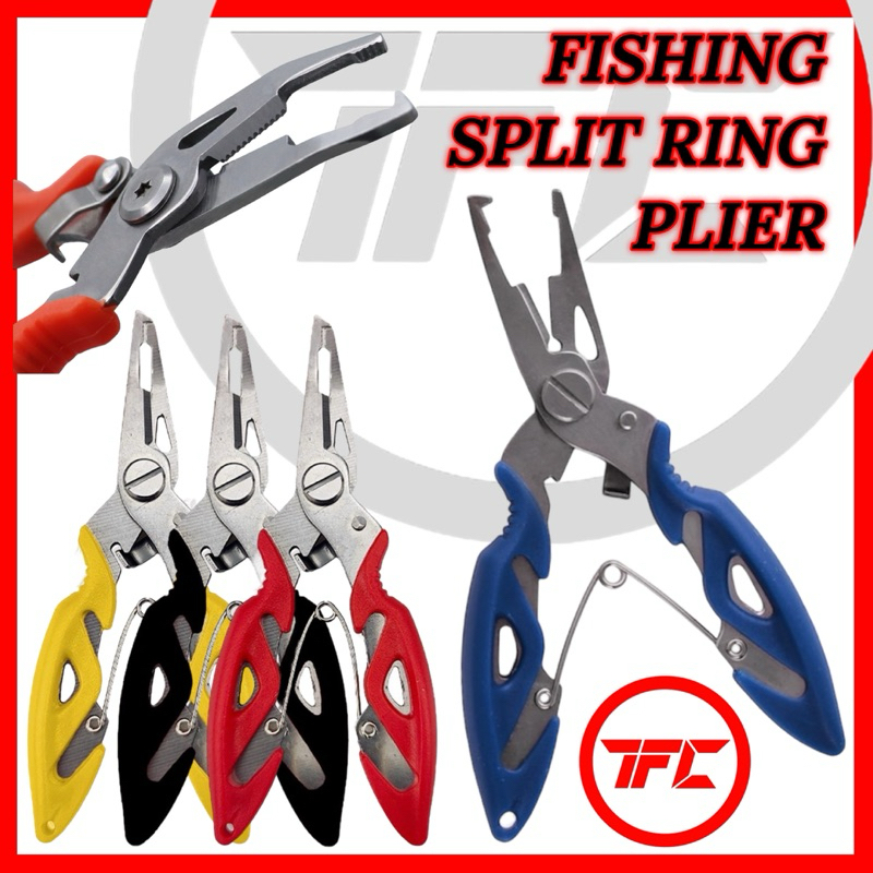 TFC Stainless Steel 5” 12.5cm Split Ring Plier Tool Opener Cutter ...
