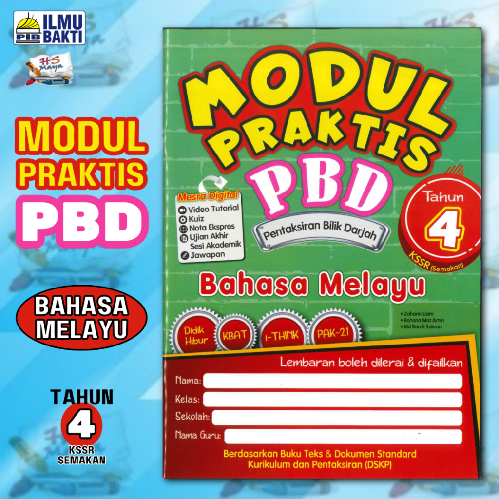 [Buku Latihan] MODUL PRAKTIS PBD BAHASA MELAYU TAHUN 4 KSSR SEMAKAN ...