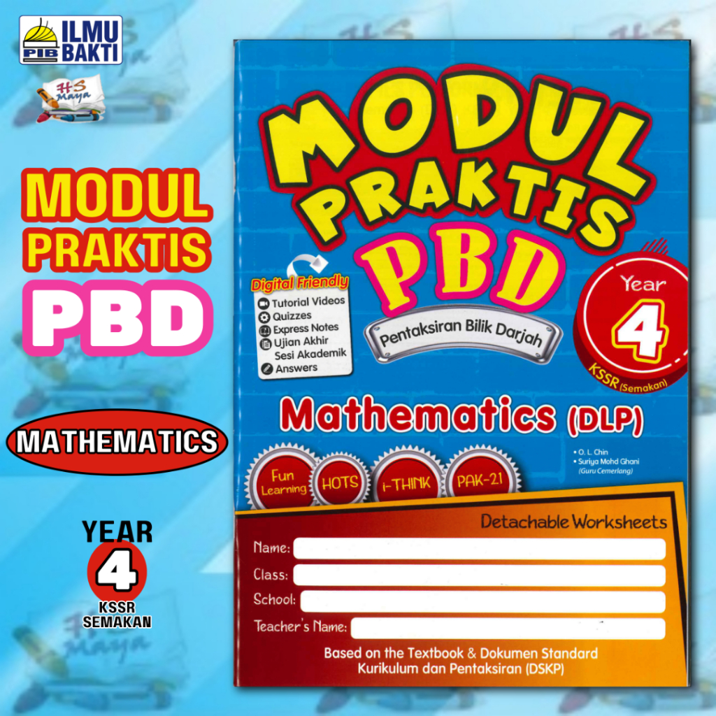 [Buku Latihan] MODUL PRAKTIS PBD MATHEMATICS YEAR 4 (DLP) KSSR SEMAKAN ...