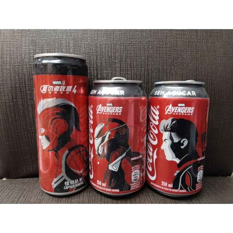 Coca Cola Coke Foreign Marvel Ironman Empty can lot | Shopee Malaysia