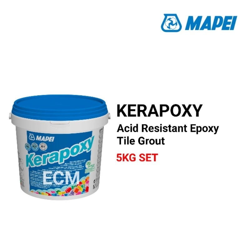 Mapei Kerapoxy 5kg Set A B Two Component Epoxy Resin Acid Resistant
