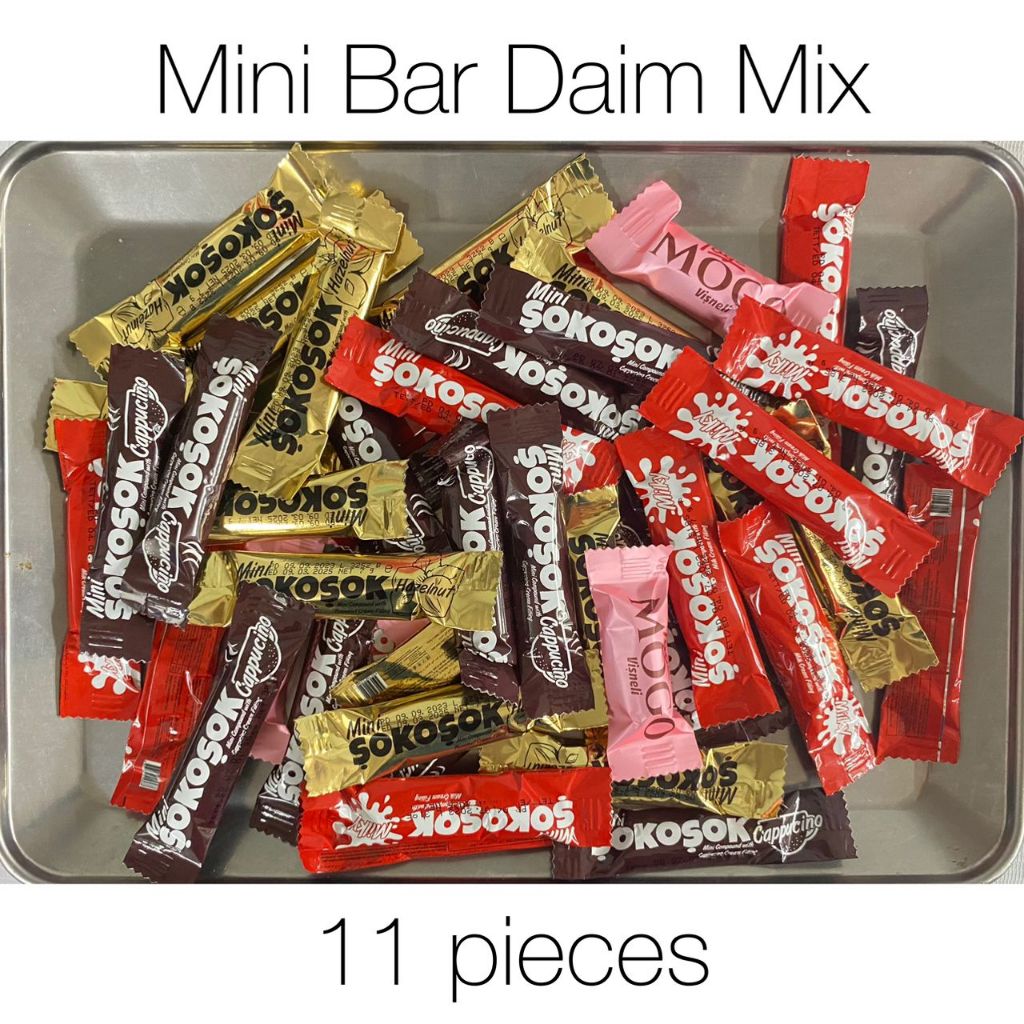 Coklat Mini Bar Daim Dubai beli [11 pcs] togo pink habis. Shopee Malaysia