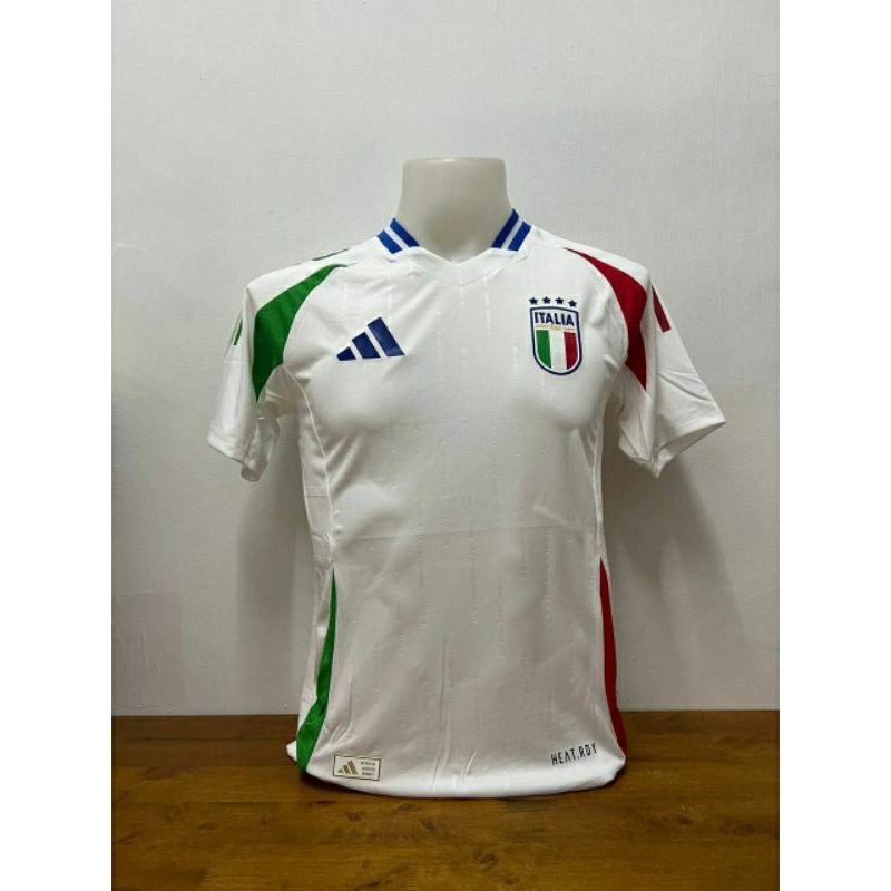 ITALY EURO 2024 AWAY PLAYER ISSUE FOOTBALL JERSEY JERSI BOLA SEPAK