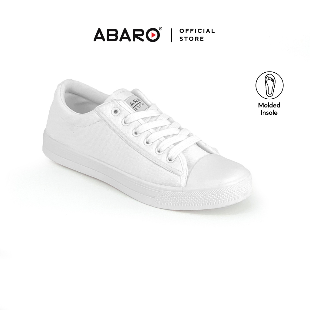 ABARO School Shoes 7316 White School Shoes/Kasut Sekolah Putih/Shoes ...