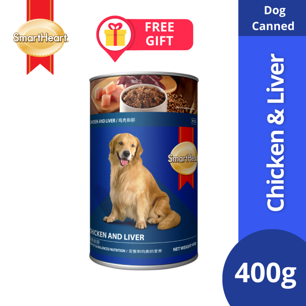 SmartHeart Dog Canned Chicken & Liver (400g) Shopee Malaysia