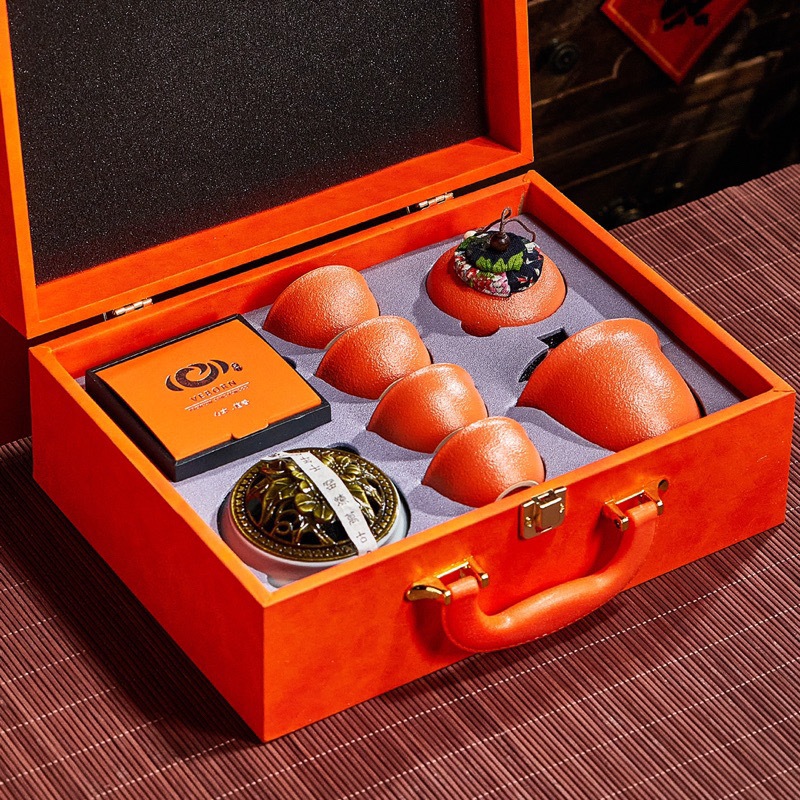 大欢喜茶具送礼茶具高贵茶具DaHuanXii Tea Set 檀香+ 茶具+ 茶叶