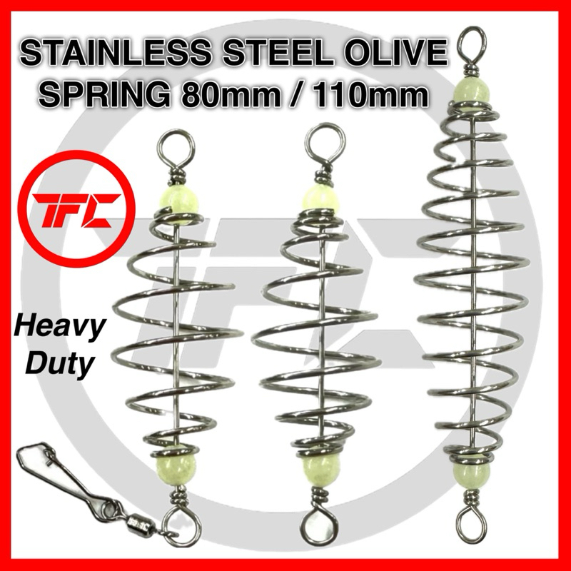Pro Fishing Heavy Duty Stainless Steel 7cm 8cm 70mm 80mm 110mm Snap ...