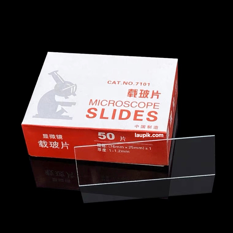 顕微鏡 Sail Brand CAT.NO.7101（Microscope Slide (Glass) Plain 7101 