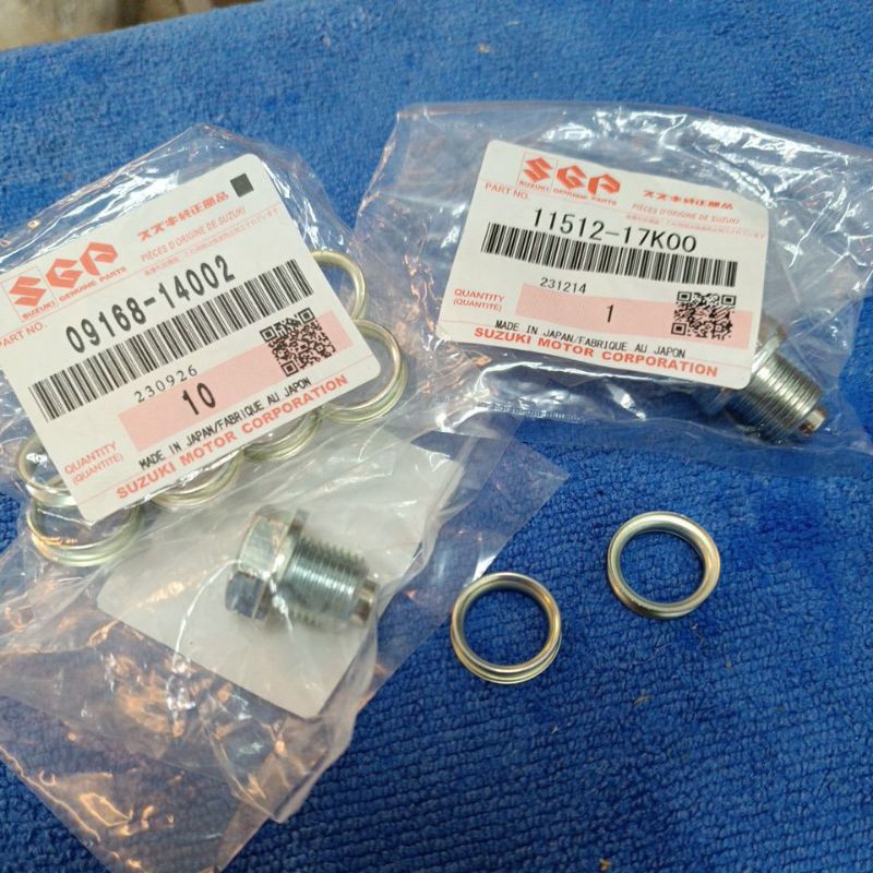 thumbnail image 2 of CNC Machined Magnetic Oil Drain Plug Bolt M14 For Suzuki Motorcycles (GSX, Hayabusa, Etc.) - NiceCNC 2 of 5