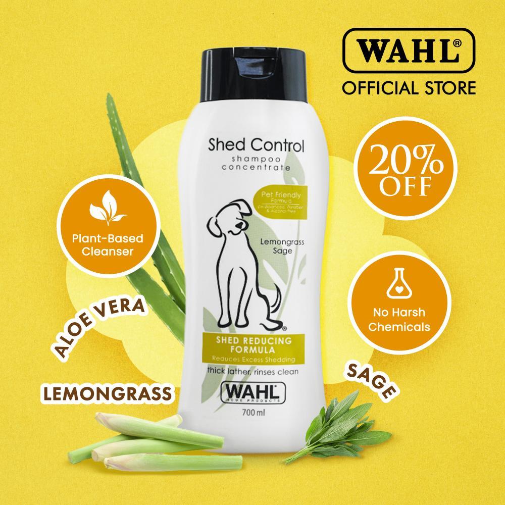 Wahl Dog Shed Control Shampoo Plant Based AntiShedding Cleanser (700ml