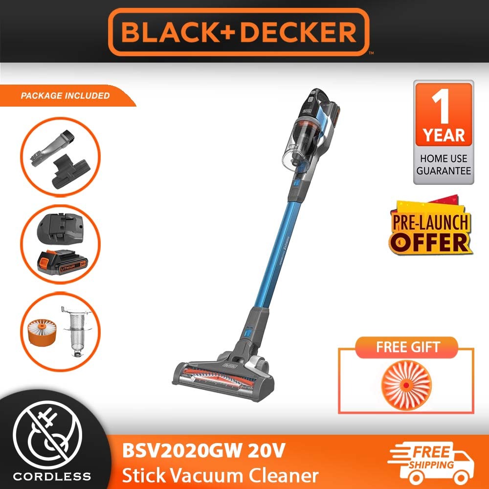 BLACK & DECKER BSV2020GW POWERSERIES 20V Extreme Cordless Stick Vacuum Cleaner ( BSV2020