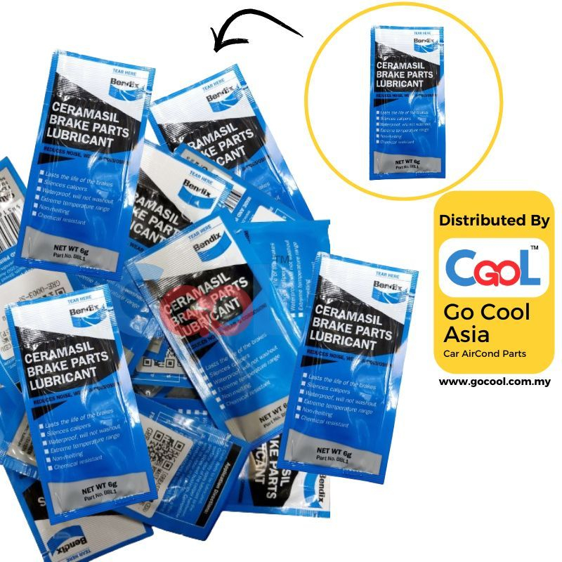 GREASE CERAMASIL BRAKE PARTS LUBRICANT BENDIX 6 GRAMS -REF:BBL1 ...