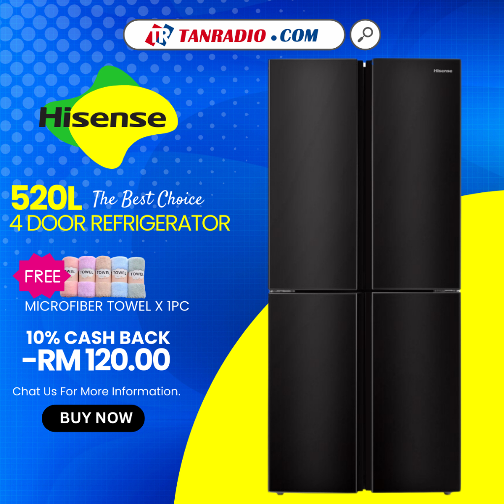 【TR Fast Shipping】Hisense SAMSUNG 4 Door 520L 511L Refrigerator
