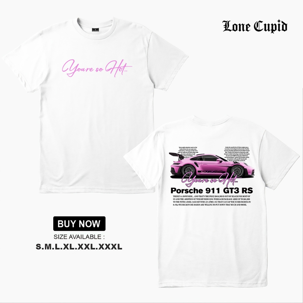 Porsche 911 Gt3rs 2024 The New Original Fashion T Shirt Cotton Oversize