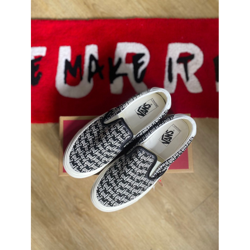 Fear of god vans checkerboard hotsell