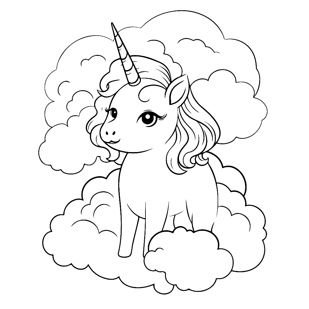 [PDF] 120+ KIDS COLOURING PAGES TEMA UNICORN - Coloring Book For Kids ...
