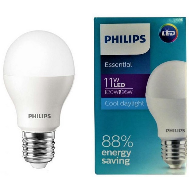 Philips Essential 11W Cool Daylight Led Bulb Shopee Malaysia