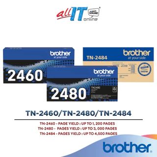 Brother TN-2460 / TN-2480 / TN-2484 Toner Cartridge (Black) for L2370DN L2375DW L2550DW L2715DW L2770DW 2460 2480 2484