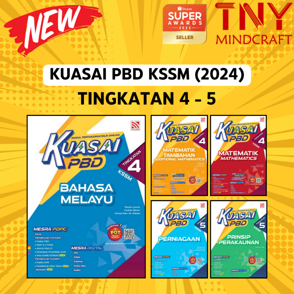 [TNY] PELANGI: Kuasai PBD 𝐊𝐒𝐒𝐌【Tingkatan 4. 5】Modul Pentaksiran Bilik ...