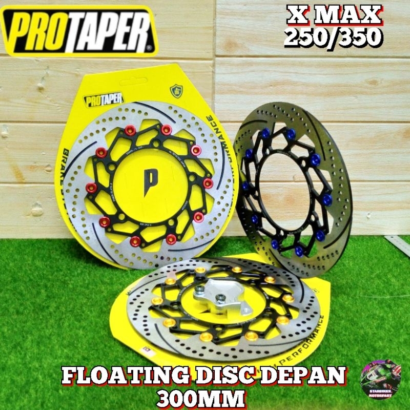 XMAX XMAX250 XMAX250 PROTAPER DISC FLOATING DEPAN CNC 300MM TEBAL 4.5MM ...